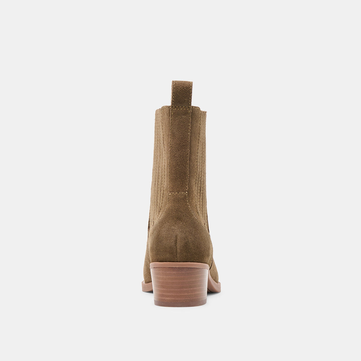 Dolce Vita Everyday | Faint H2O Waterproof Olive Suede Booties