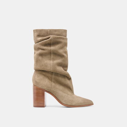 Dolce Vita Essential | Talina Olive Suede Boots