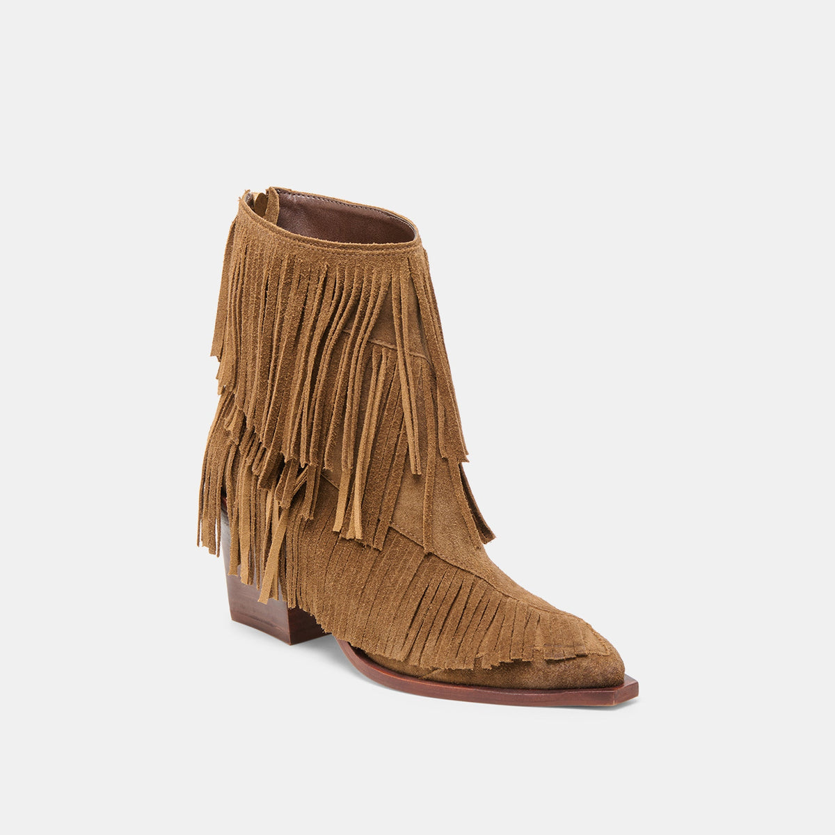 Dolce Vita Trusted | Torey Chestnut Suede Booties