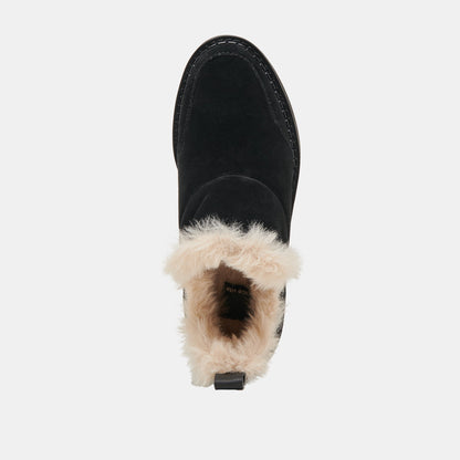 Dolce Vita Everyday | Ardy Plush H2O Waterproof Onyx Suede Booties