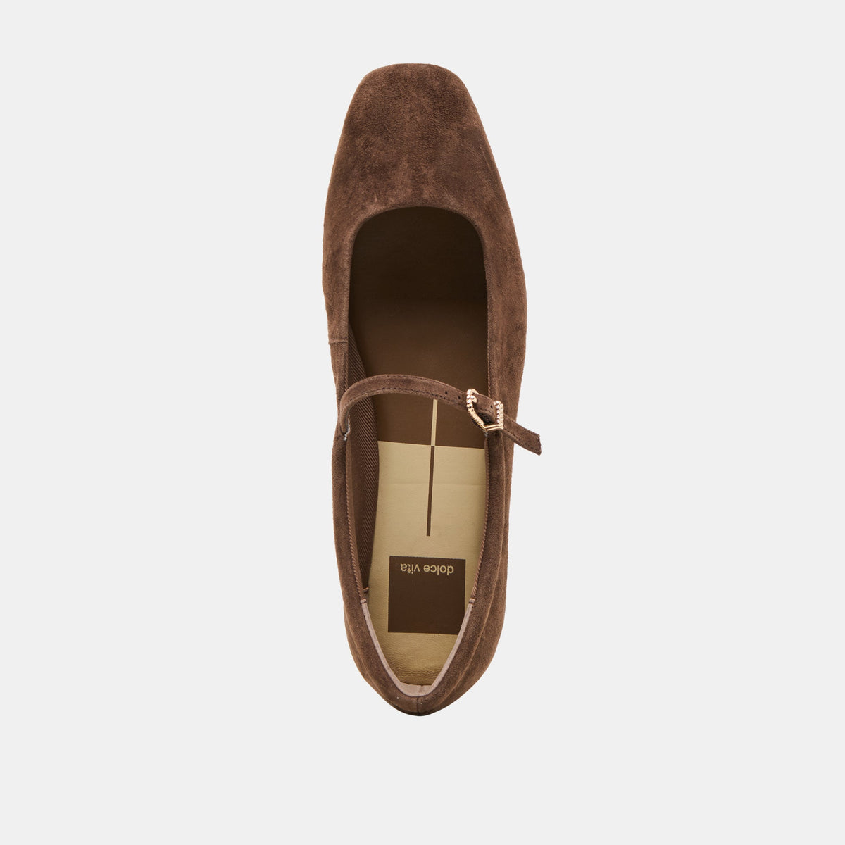 Dolce Vita Top Pick | Reyes Dk Brown Suede Ballet Flats