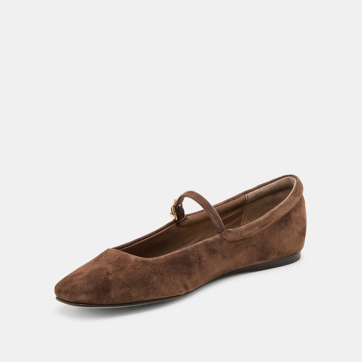 Dolce Vita Top Pick | Reyes Dk Brown Suede Ballet Flats