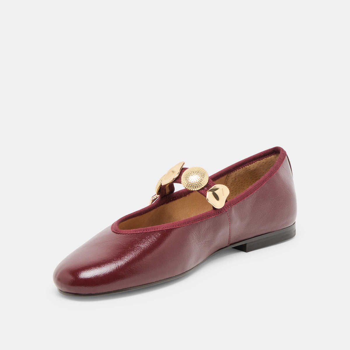 Dolce Vita Top Pick | Relan Oxblood Leather Ballet Flats
