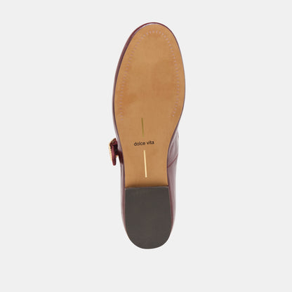 Dolce Vita Top Pick | Relan Oxblood Leather Ballet Flats