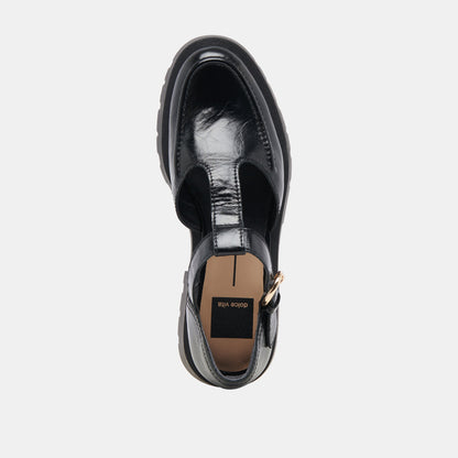 Dolce Vita Great Value | EMILIO FLATS MIDNIGHT CRINKLE PATENT LEATHER