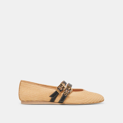 Dolce Vita Smart Buy | BAYLEE BALLET FLATS NATURAL RAFFIA