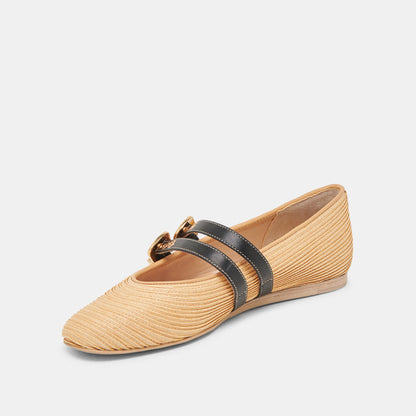 Dolce Vita Smart Buy | BAYLEE BALLET FLATS NATURAL RAFFIA