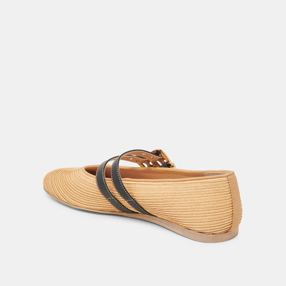 Dolce Vita Smart Buy | BAYLEE BALLET FLATS NATURAL RAFFIA