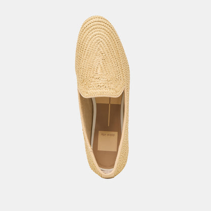 Dolce Vita Smart Buy | Baylen Natural Woven Raffia Flats
