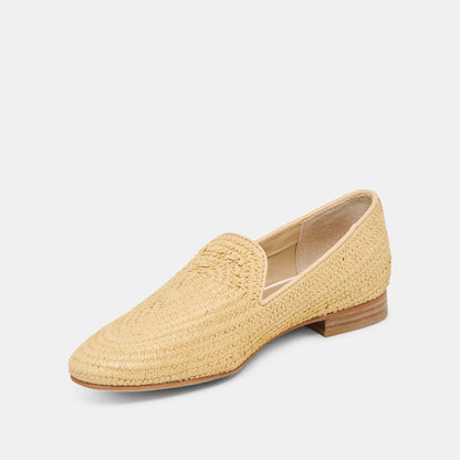 Dolce Vita Smart Buy | Baylen Natural Woven Raffia Flats
