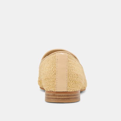 Dolce Vita Smart Buy | Baylen Natural Woven Raffia Flats