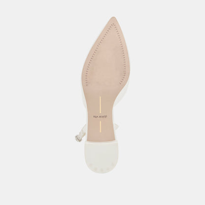 Dolce Vita Top Pick | Carel Off White Satin Heels