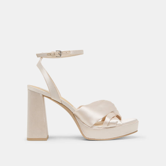 Dolce Vita Great Value | PARLO HEELS IVORY SATIN
