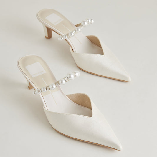 Dolce Vita Premium | Kanika Pearl Mid Vanilla Pearl Heels