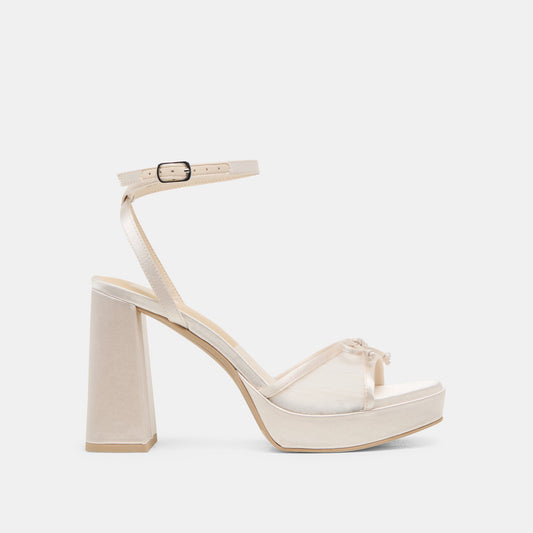 Dolce Vita Quality | Pandor White Tulle Heels