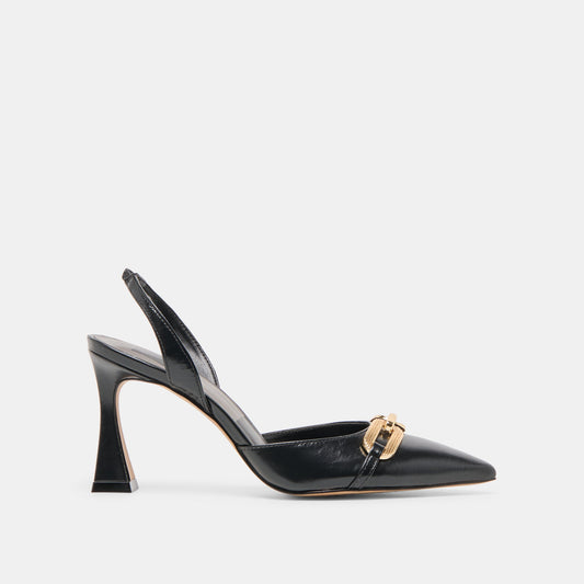 Dolce Vita Everyday | Malik Midnight Crinkle Patent Heels