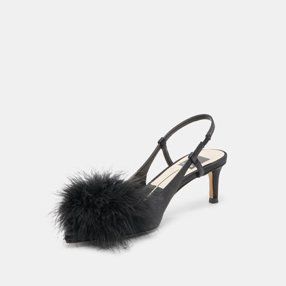 Dolce Vita Top Pick | Kamy Onyx Satin Heels