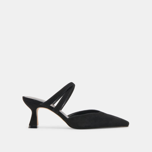 Dolce Vita Premium | Linore Onyx Suede Heels