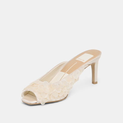 Dolce Vita Smart Buy | Samary Confetti Off White Satin Heels