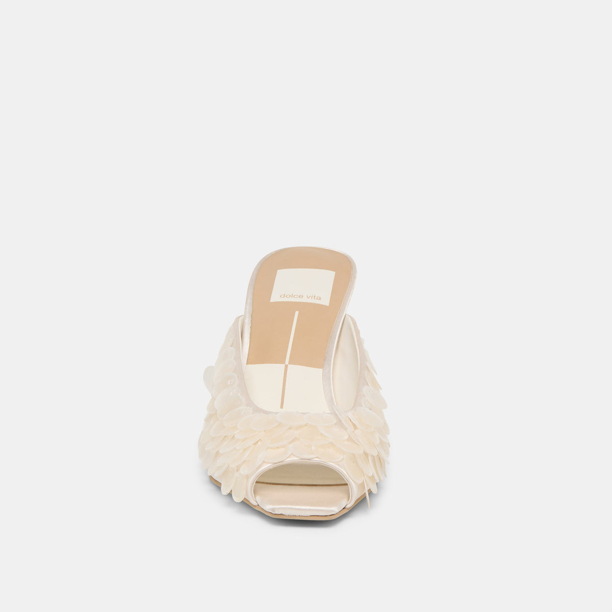 Dolce Vita Smart Buy | Samary Confetti Off White Satin Heels