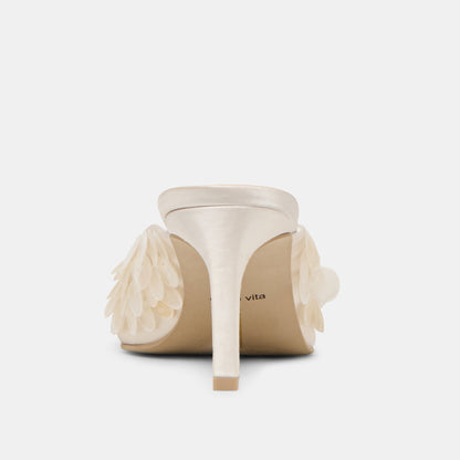 Dolce Vita Smart Buy | Samary Confetti Off White Satin Heels