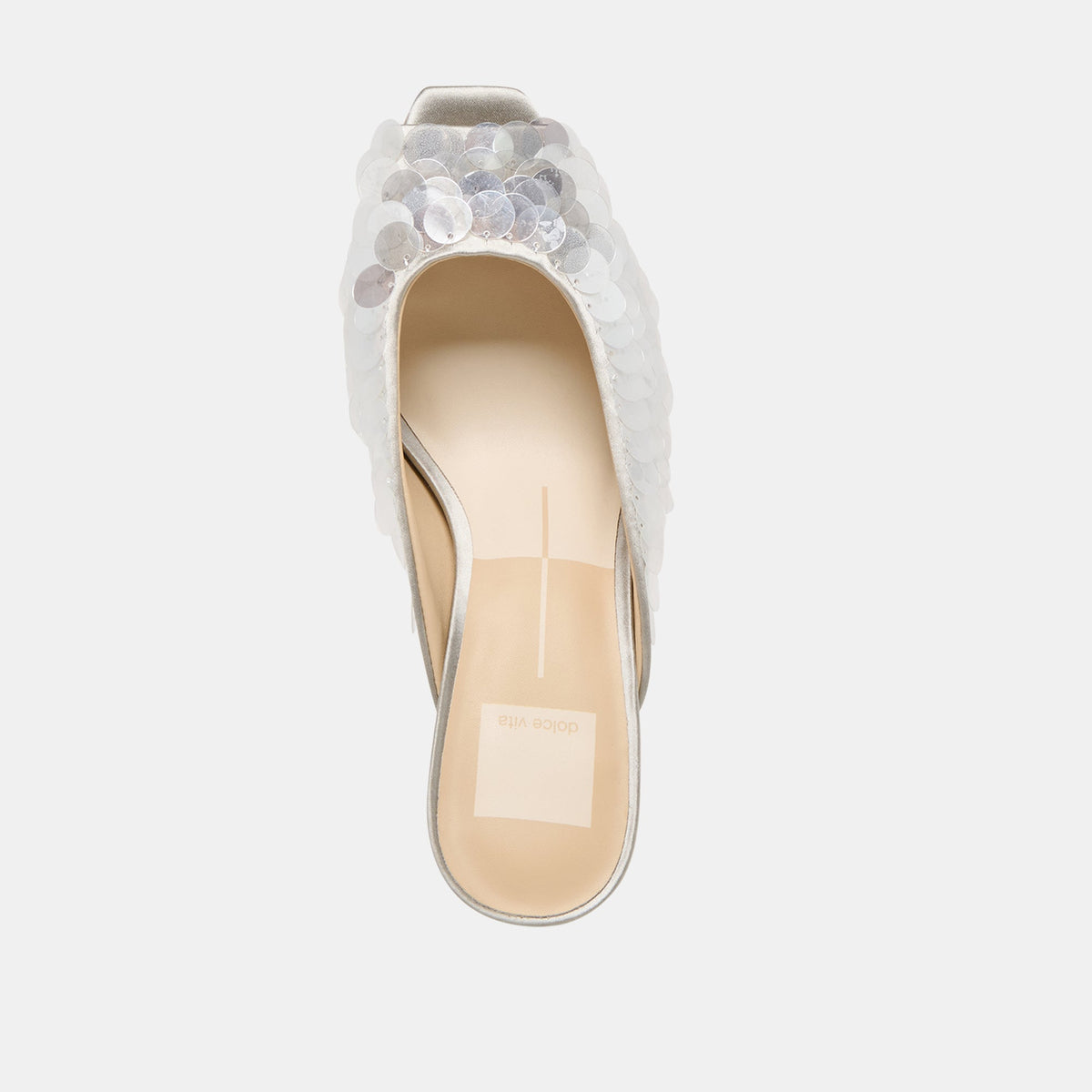 Dolce Vita Great Value | Samary Confetti Silver Satin Heels