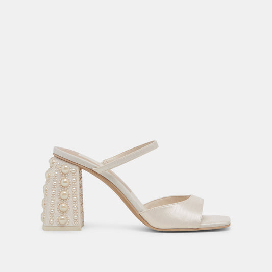 Dolce Vita Great Value | JEMMY PEARL HEELS VANILLA SILK