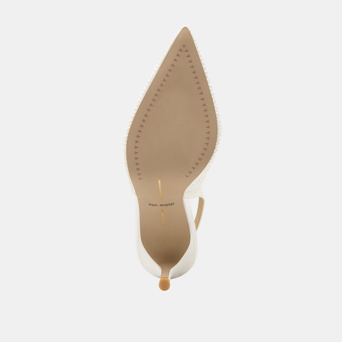 Dolce Vita Trusted | Elasi Pearl Off White Satin Heels