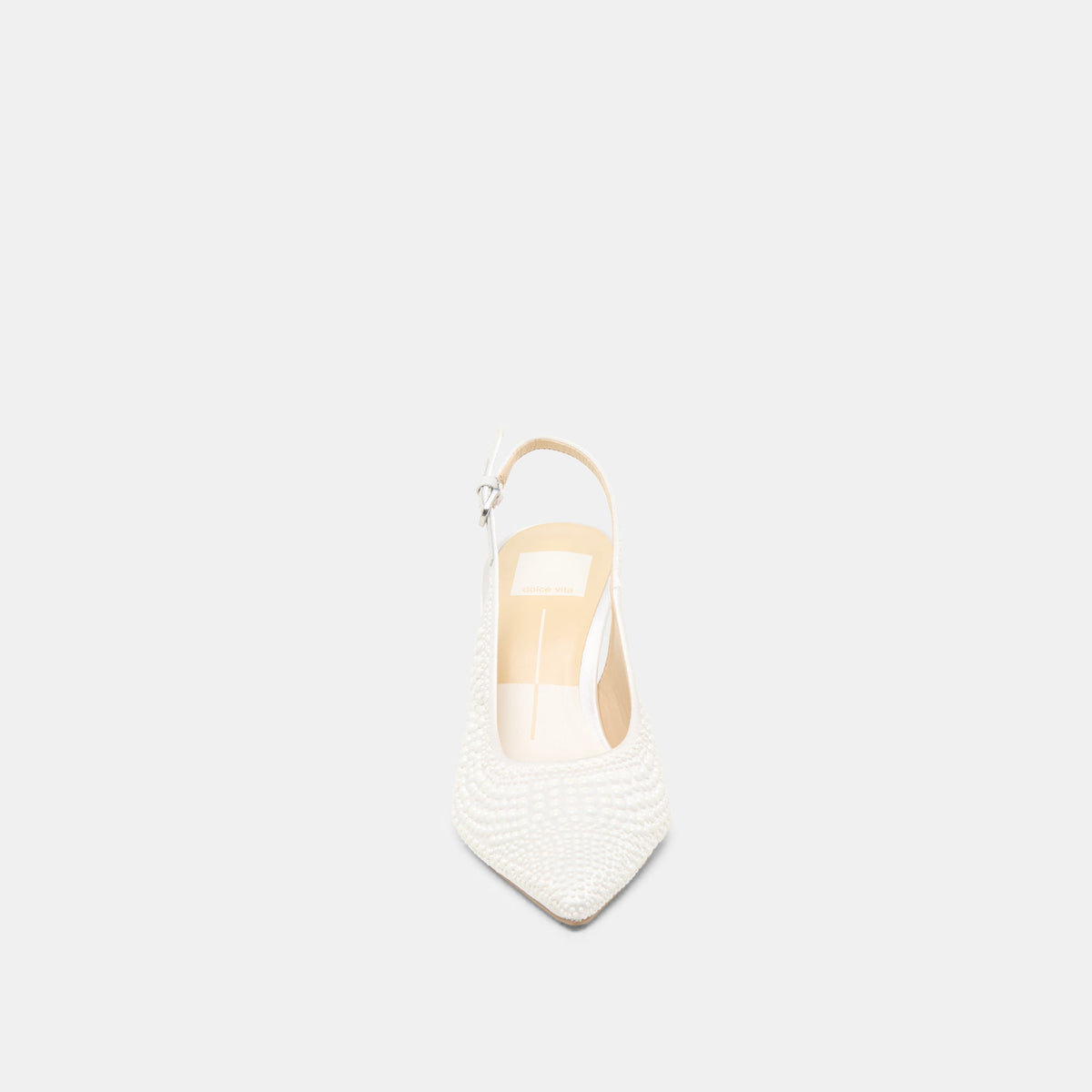 Dolce Vita Trusted | Elasi Pearl Off White Satin Heels