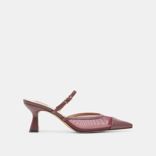 Dolce Vita Everyday | Loyd Burgundy Mesh Heels
