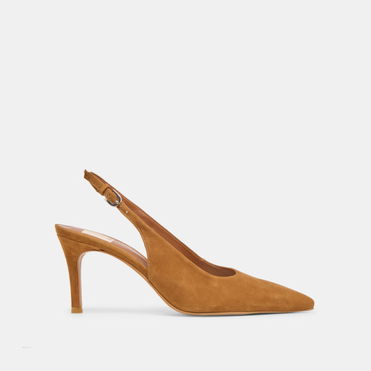 Dolce Vita Premium | Elasi Brown Nubuck Heels