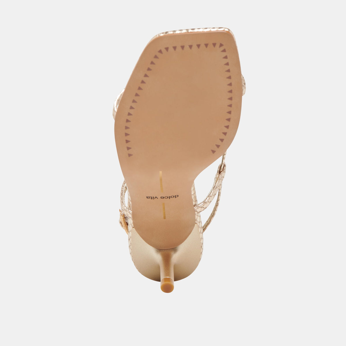 Dolce Vita Top Pick | LAURY HEELS CHAMPAGNE EMBOSSED LEATHER