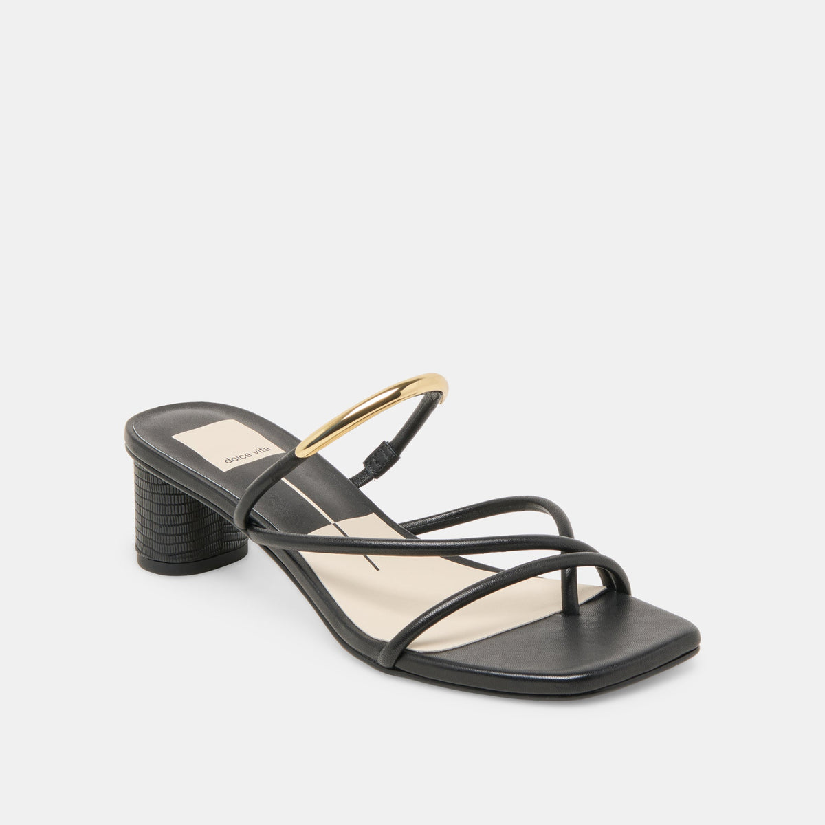 Dolce Vita Smart Buy | NAIRA HEELS BLACK LEATHER