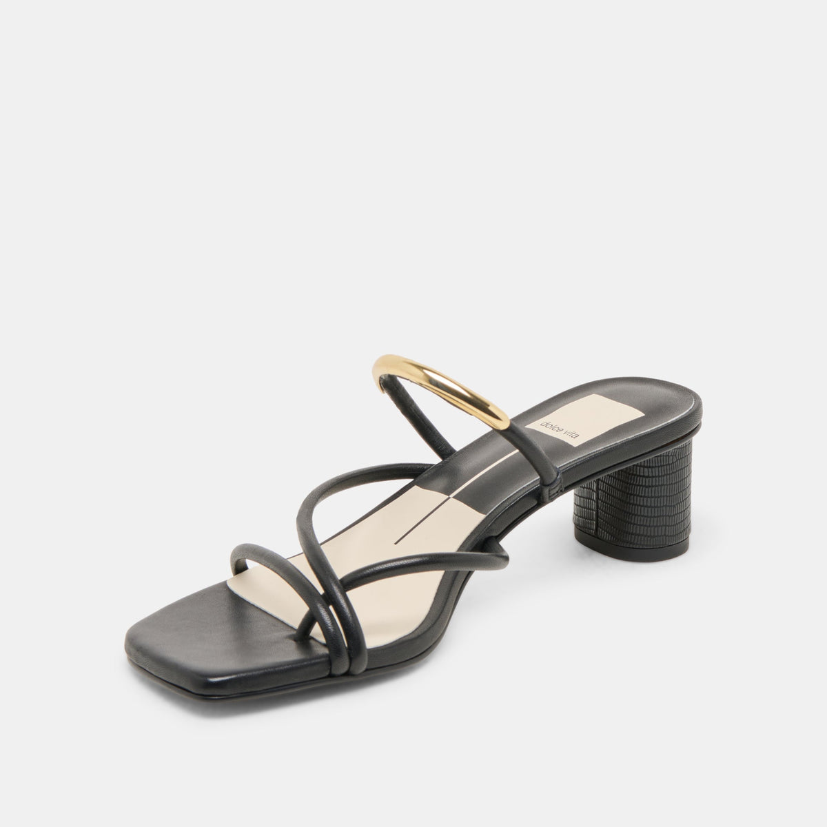 Dolce Vita Smart Buy | NAIRA HEELS BLACK LEATHER