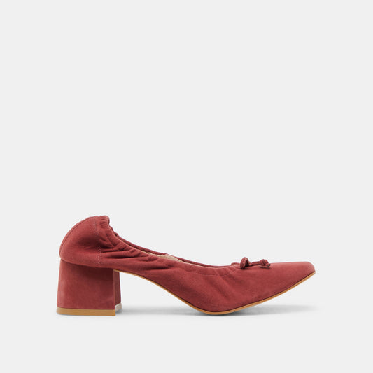 Dolce Vita Everyday | Karmin Brandy Suede Heels