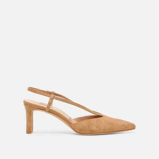 Dolce Vita Latest | Ginay Lt Brown Suede Heels