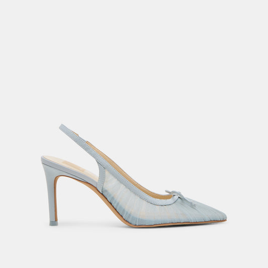Dolce Vita Great Value | Yela Light Blue Tulle Heels