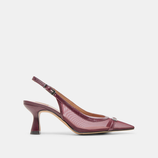Dolce Vita Latest | Lorine Burgundy Mesh Heels