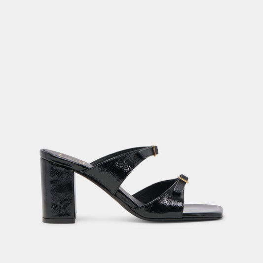 Dolce Vita Everyday | SHANE HEELS MIDNIGHT CRINKLE PATENT