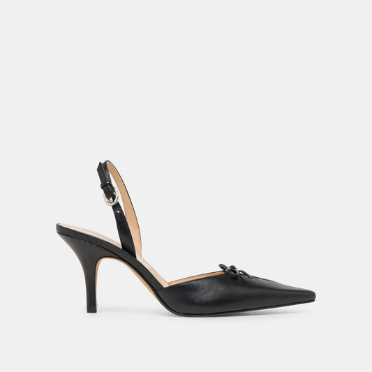 Dolce Vita Quality | Hamya Black Leather Heels