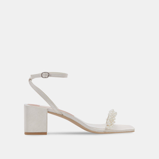 Dolce Vita Premium | ZALIMA HEELS VANILLA PEARLS