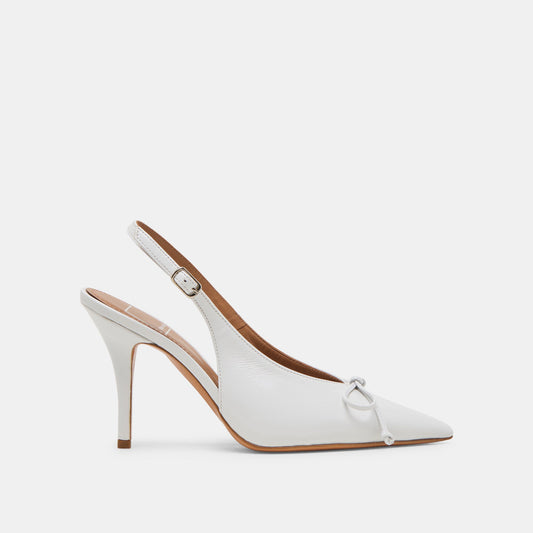 Dolce Vita Premium | GEENA HEELS WHITE LEATHER
