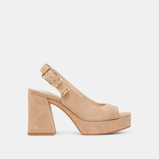 Dolce Vita Quality | FLORES HEELS BAMBOO SUEDE