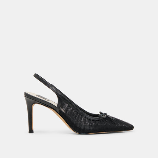 Dolce Vita Great Value | Yela Black Tulle Heels