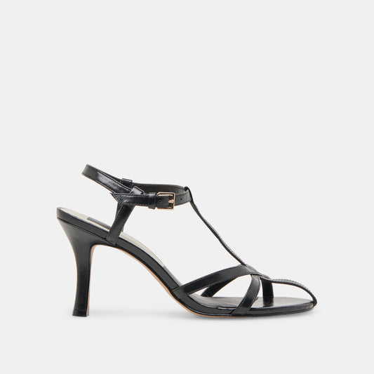 Dolce Vita Latest | LIANE HEELS MIDNIGHT CRINKLE PATENT