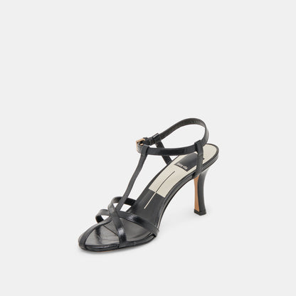 Dolce Vita Latest | LIANE HEELS MIDNIGHT CRINKLE PATENT