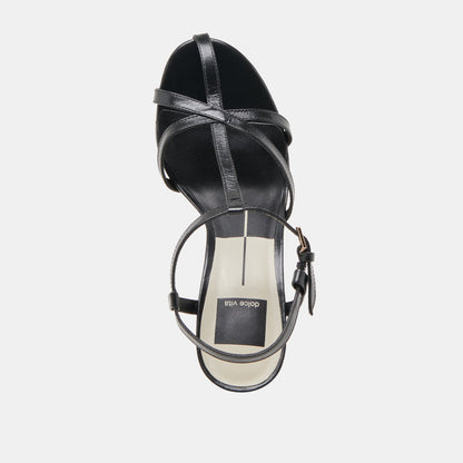 Dolce Vita Latest | LIANE HEELS MIDNIGHT CRINKLE PATENT