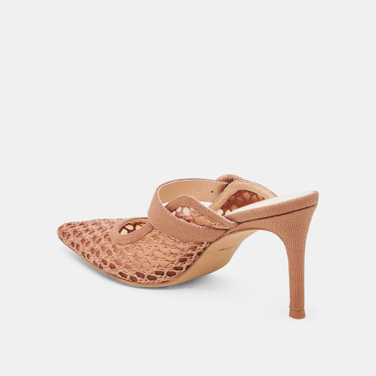 Dolce Vita Quality | KEEKEE HEELS SADDLE WOVEN RAFFIA