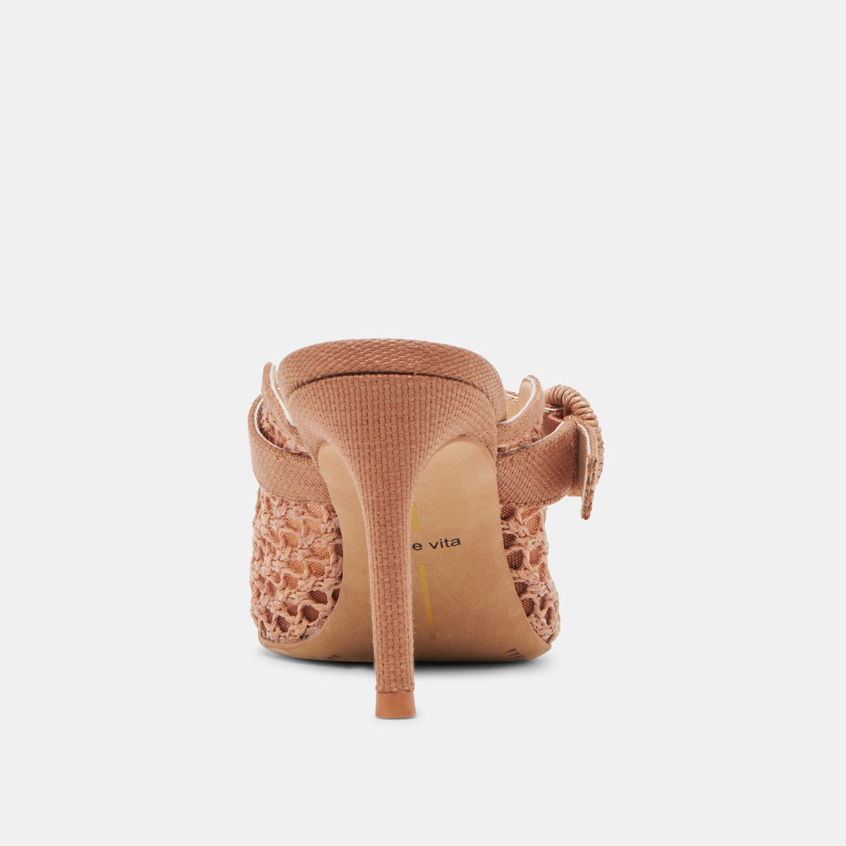 Dolce Vita Quality | KEEKEE HEELS SADDLE WOVEN RAFFIA