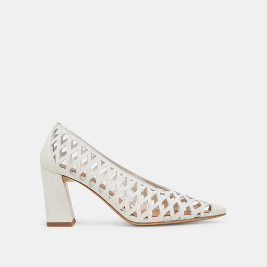 Dolce Vita Top Pick | Tanya Bone Woven Leather Heels